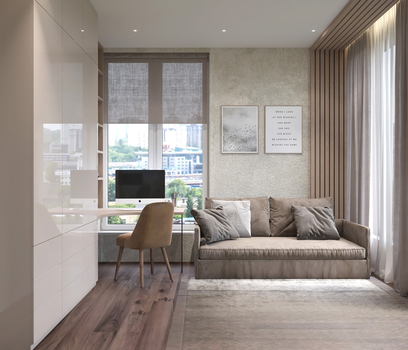 Дизайн интерьера квартиры в современном стиле в ЖК Вандер Парк