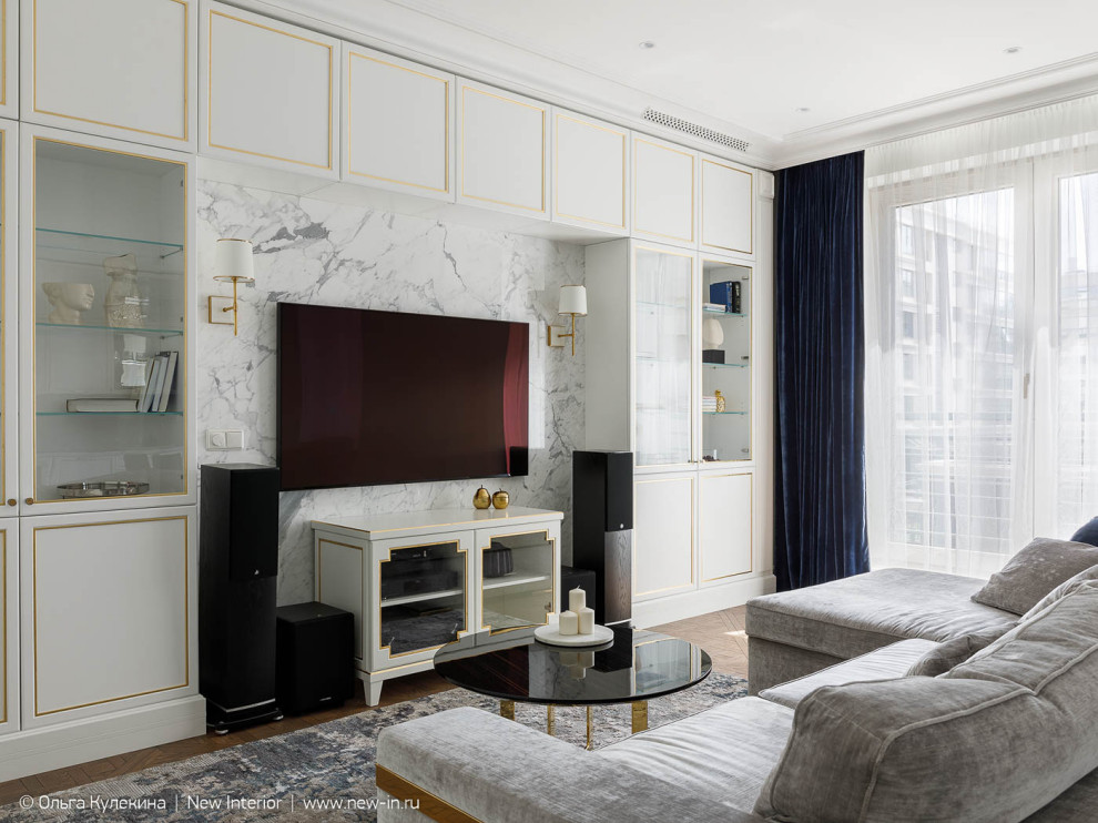 Квартира на Крестовском в стиле современная классика - 125 м²