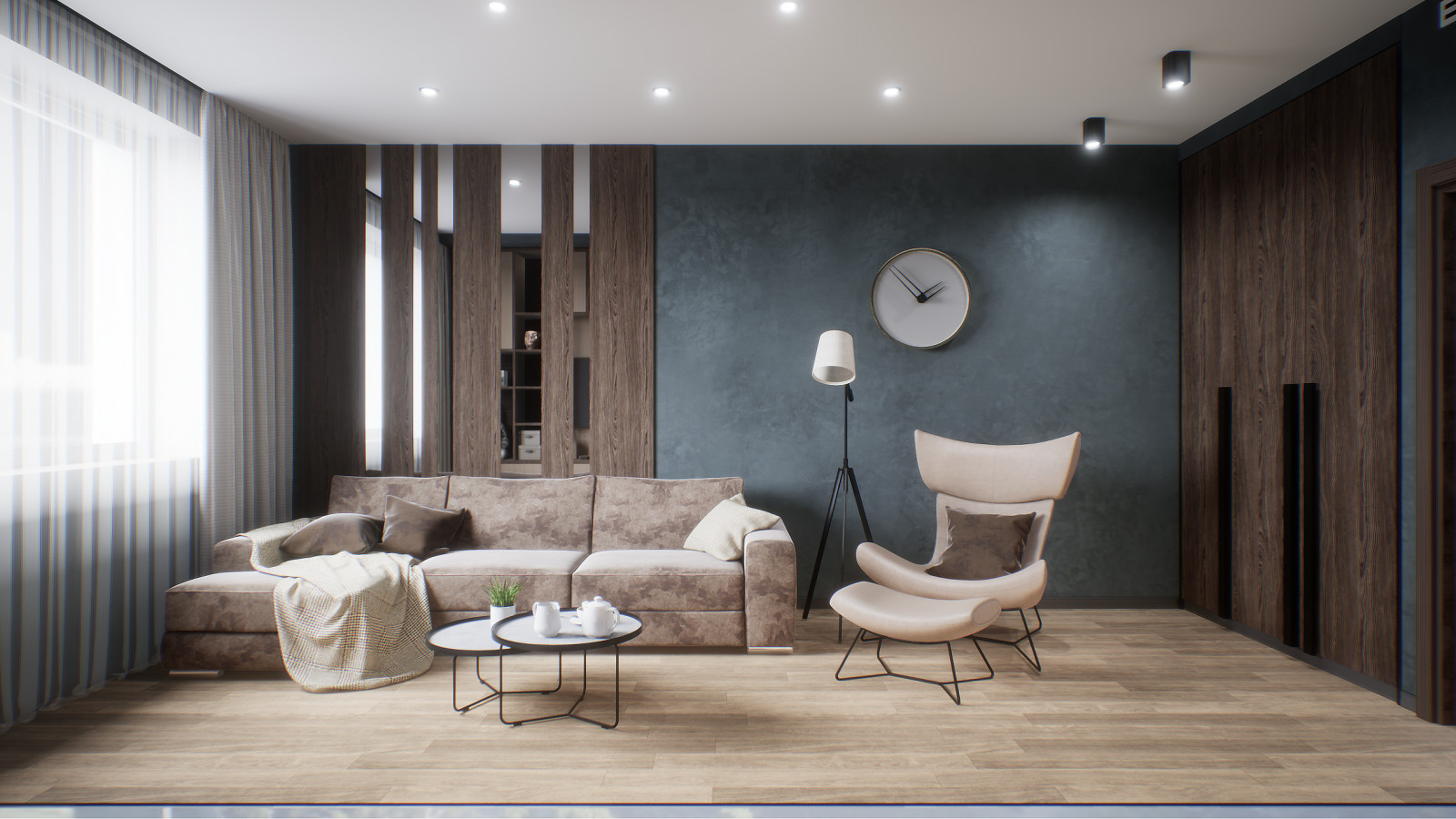 Трехкомнатная квартира в центре Москвы