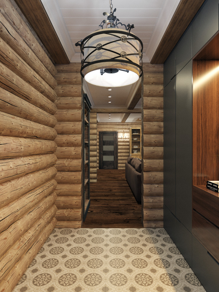 Дизайн-проект срубового дома на берегу реки Вуокса, Ленинградская область.