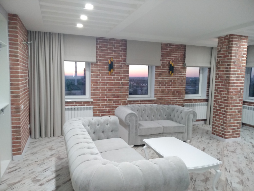 Текстильное оформление 3-х  квартиры