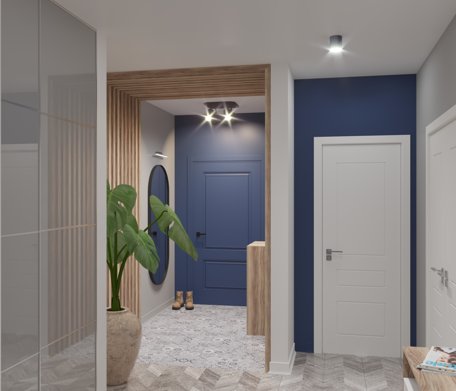 Трехкомнатная квартира