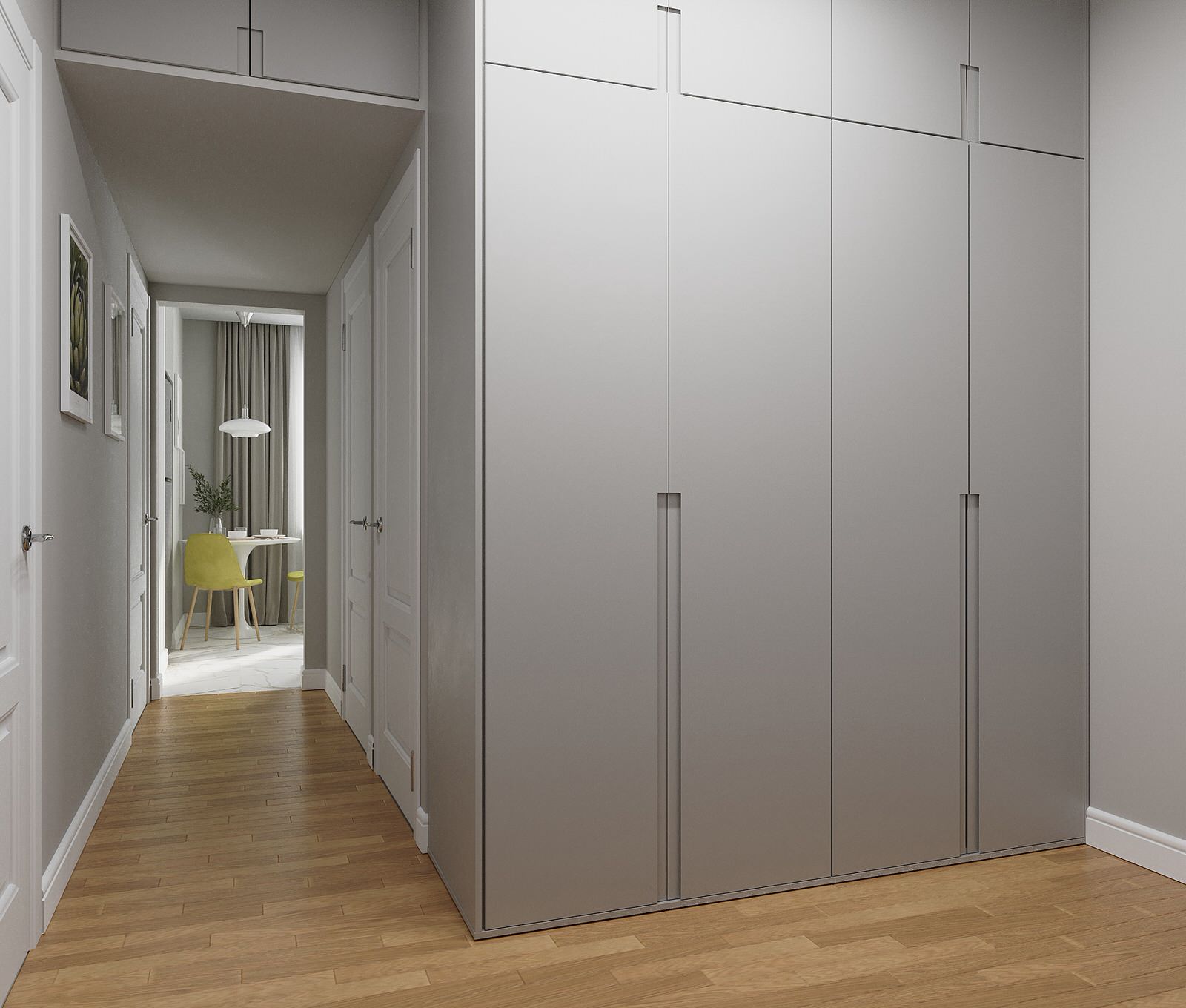 Кухня 8м2 + прихожая 10м2