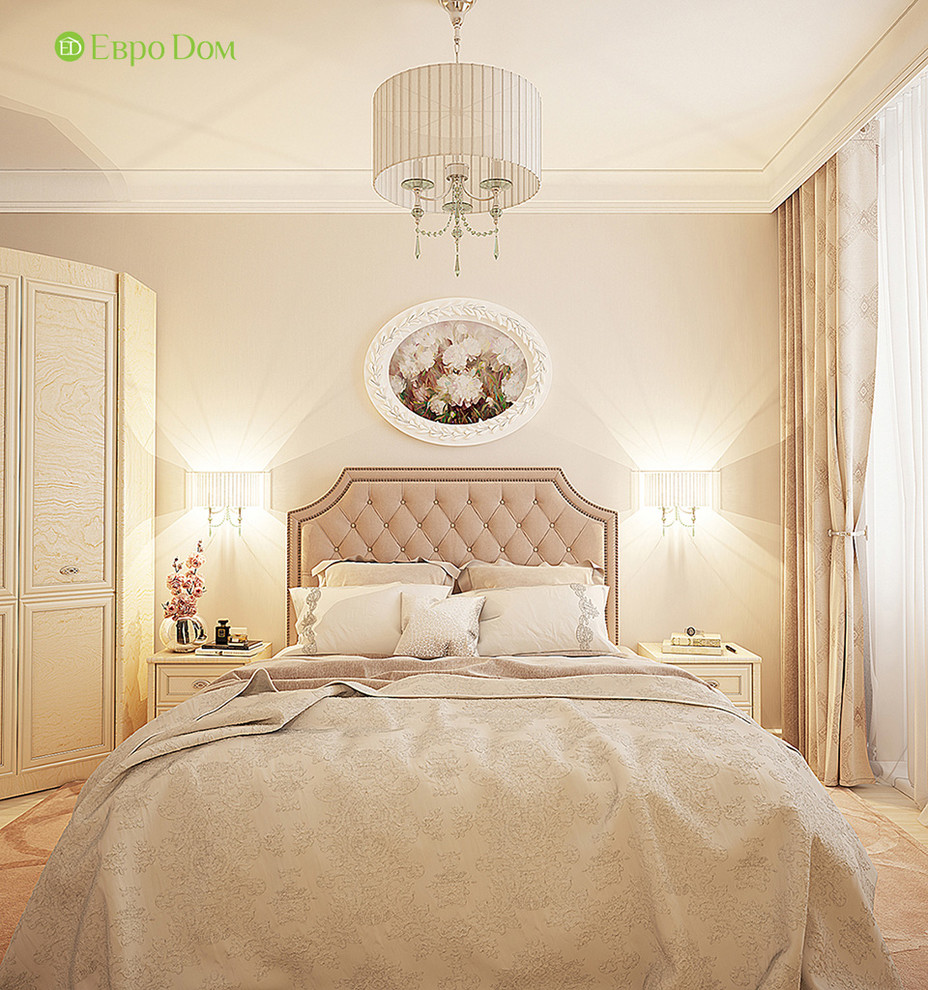 Дизайн трехкомнатной квартиры 81 кв. м в стиле неоклассика. Фото проекта