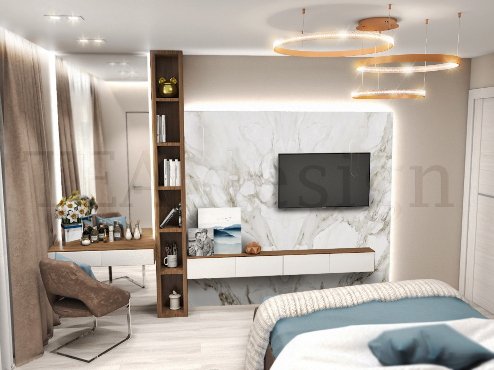 Спальня кофе с молоком )