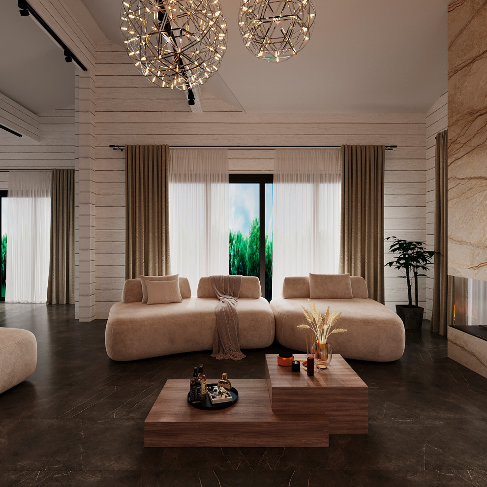 Гостиная в частном доме