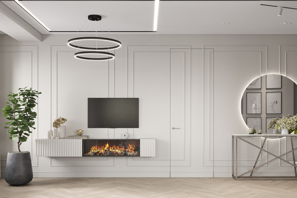 Обложка проекта: Современная квартира в Петербурге