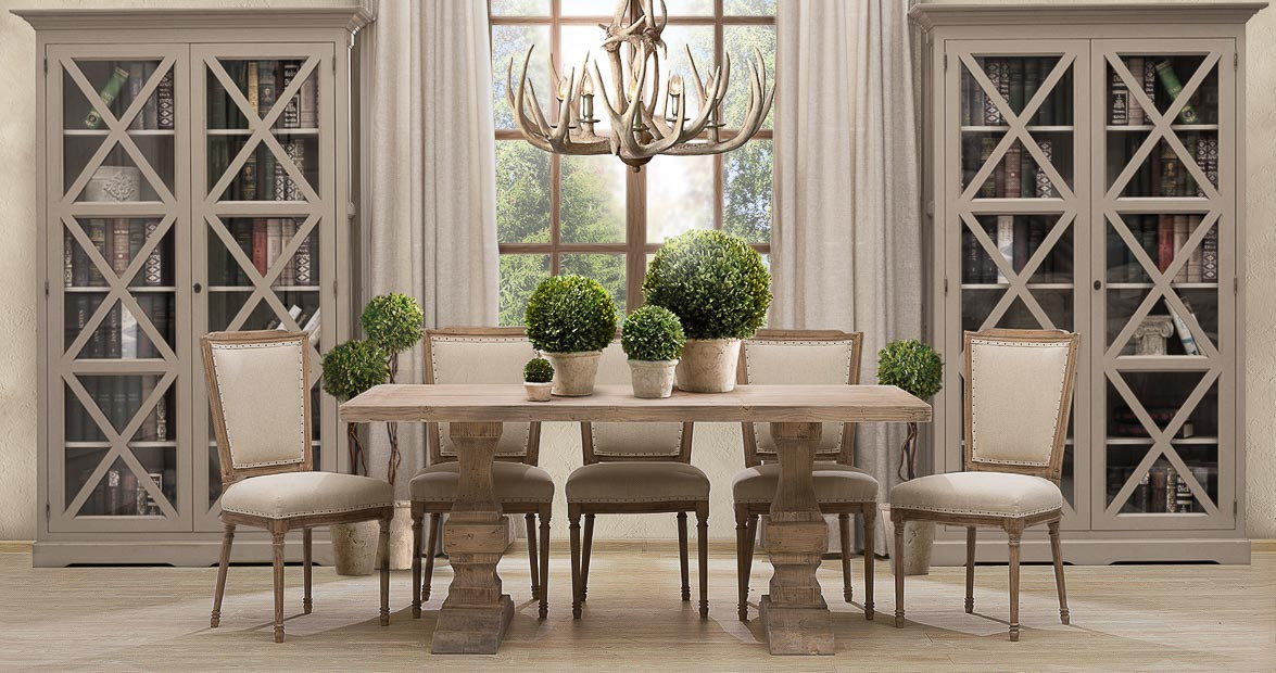 Обеденная зона в стиле Лофт