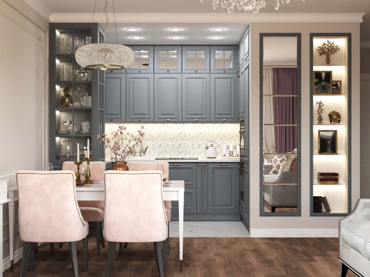 Дизайн интерьера квартиры  в ЖК "Легенда на  Дальневосточном"