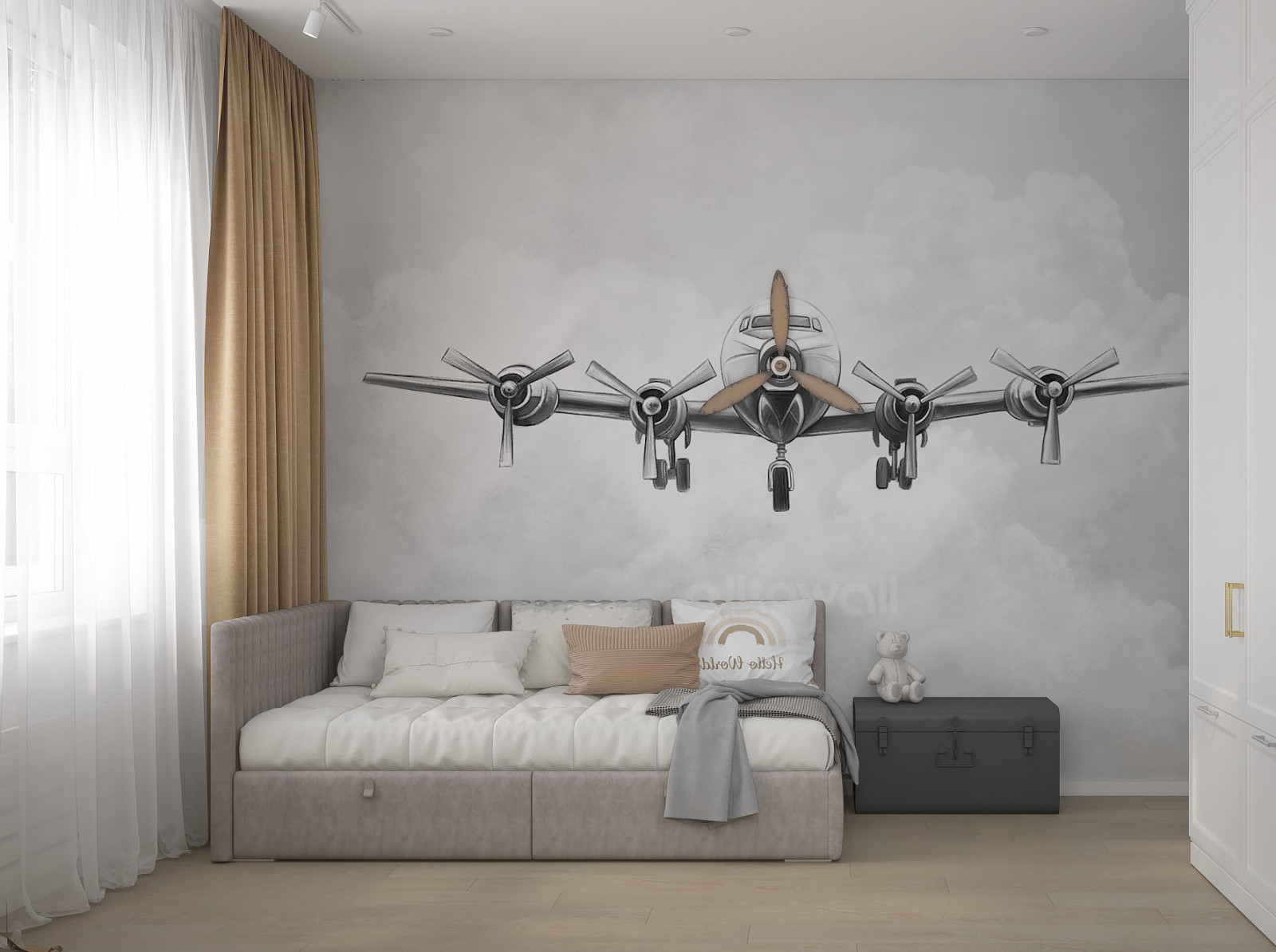 Элегантная квартира в Москве для молодой семьи