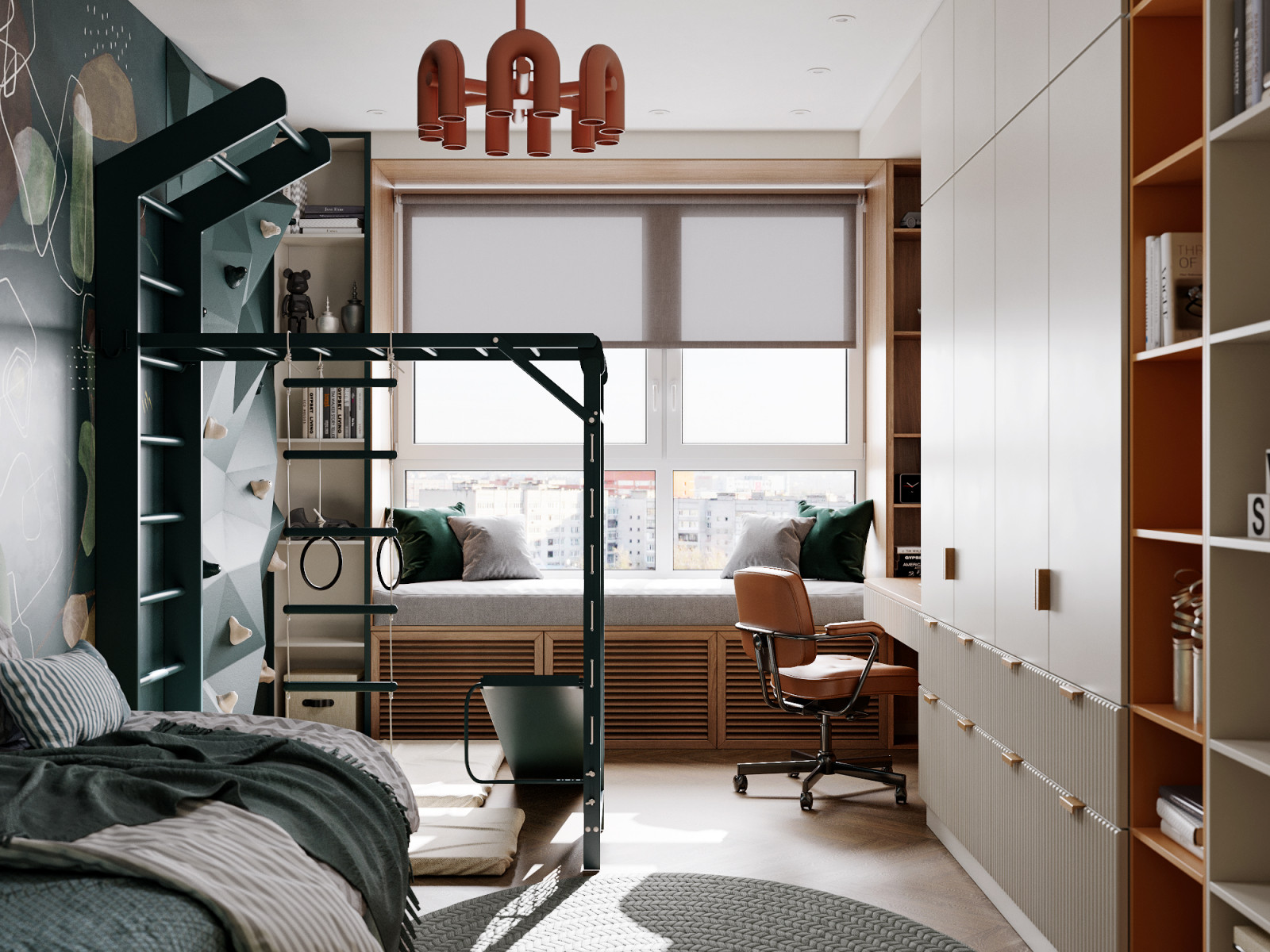 Детская с зоной для занятий спортом