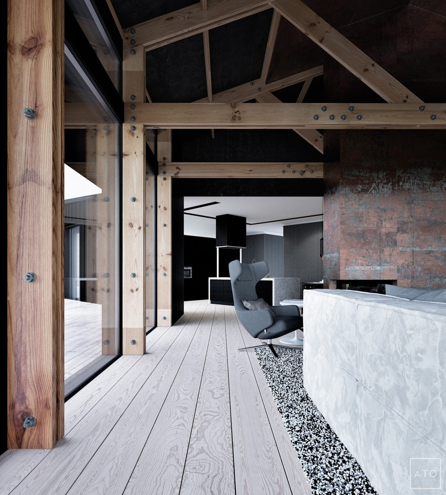 Пристройка к дому на финском заливе