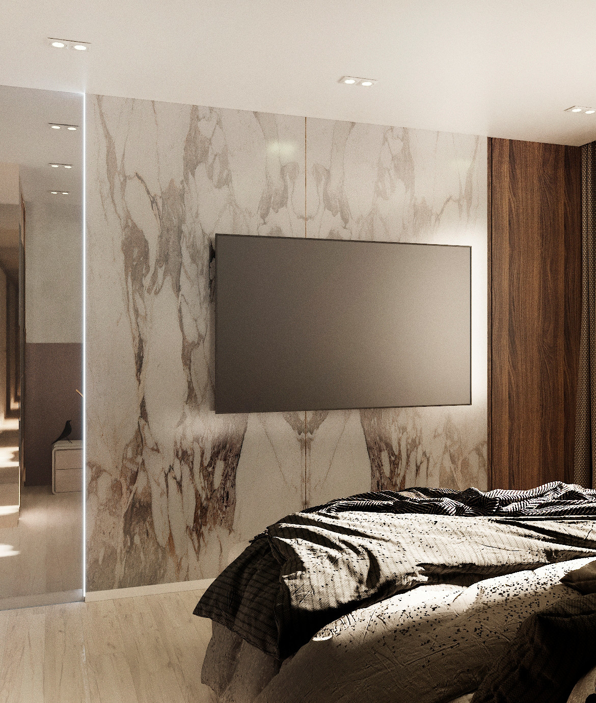 ЖК Квартет ( дизайн проект 3-х комнатной квартиры)