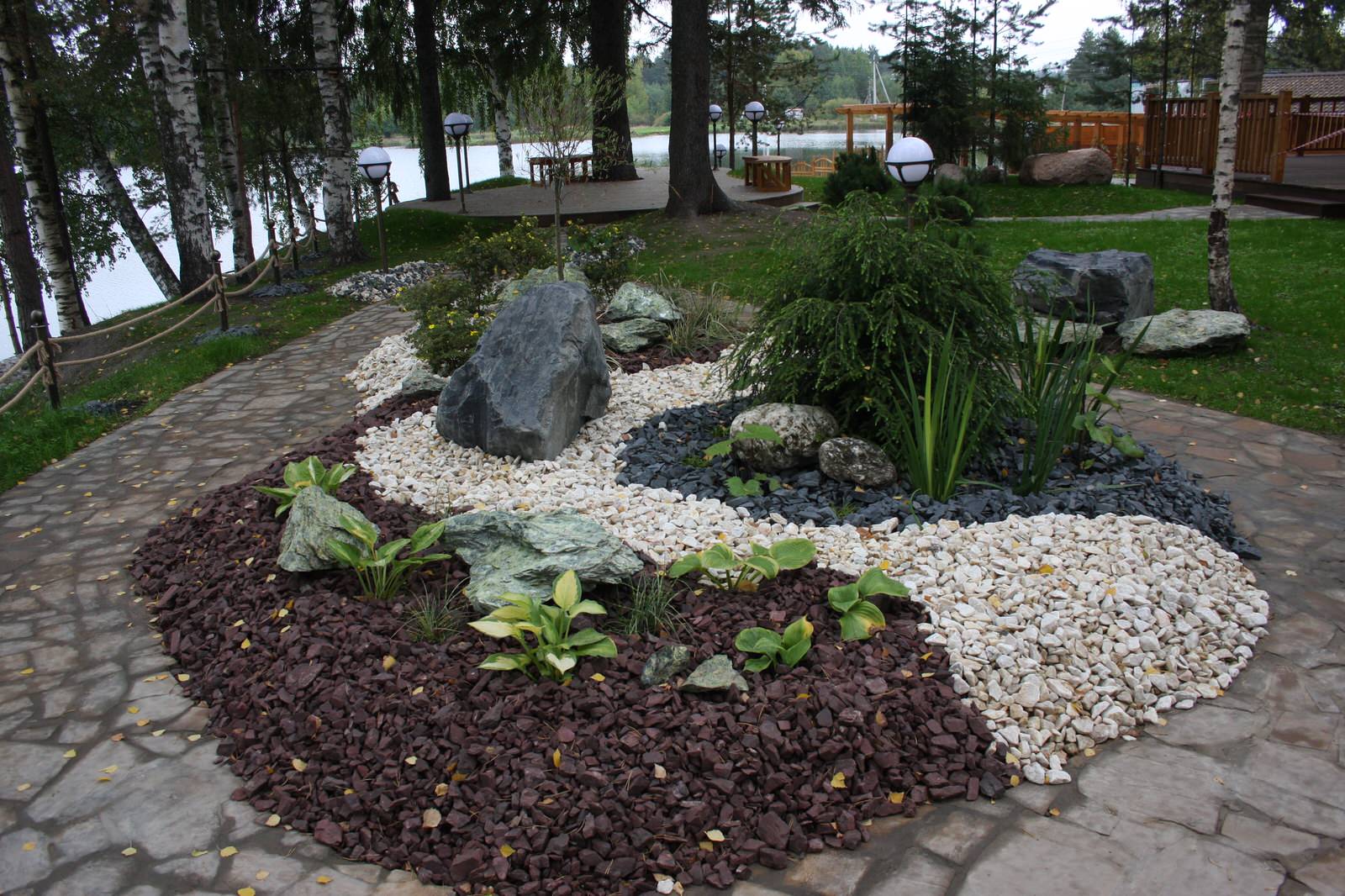 Каменные отсыпки и рокарий