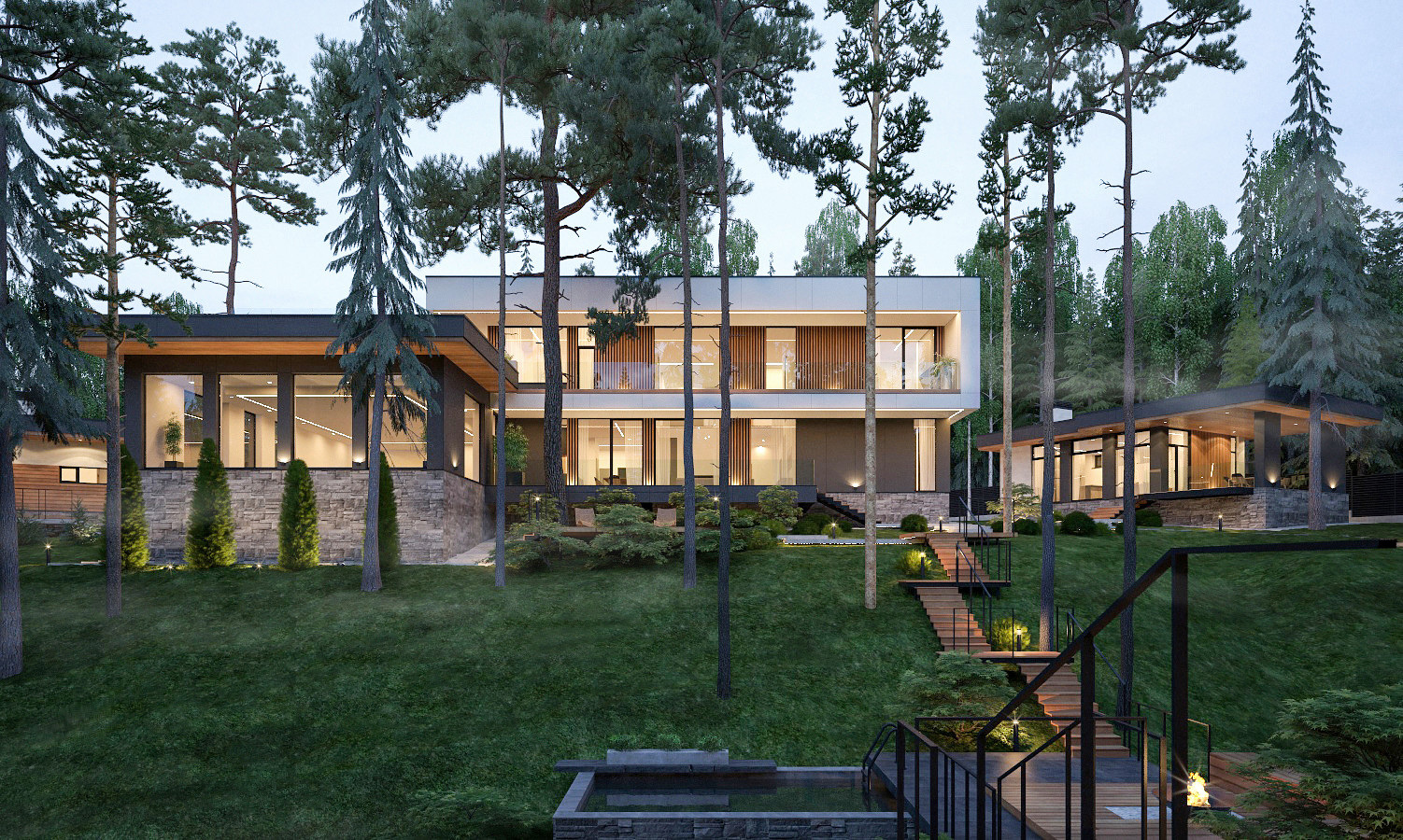 Современный дом 660 кв.м