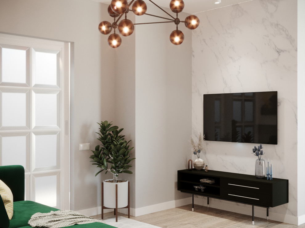 Кухня - гостиная. Проект #tmdesign_Питер