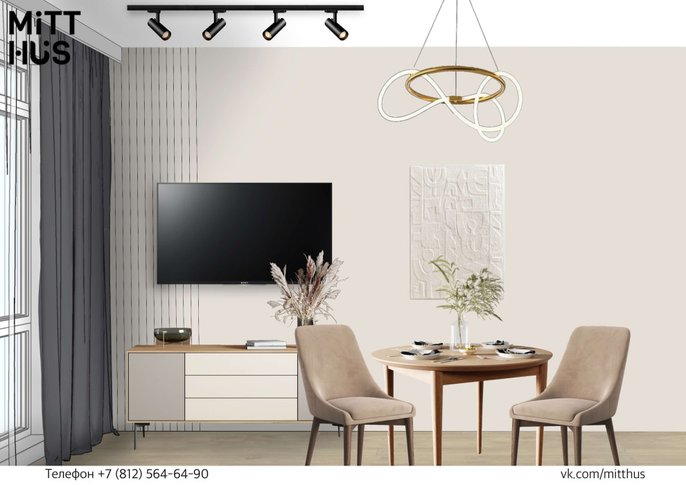 Однокмнатная квартира в ЖК Статус у Парка Победы