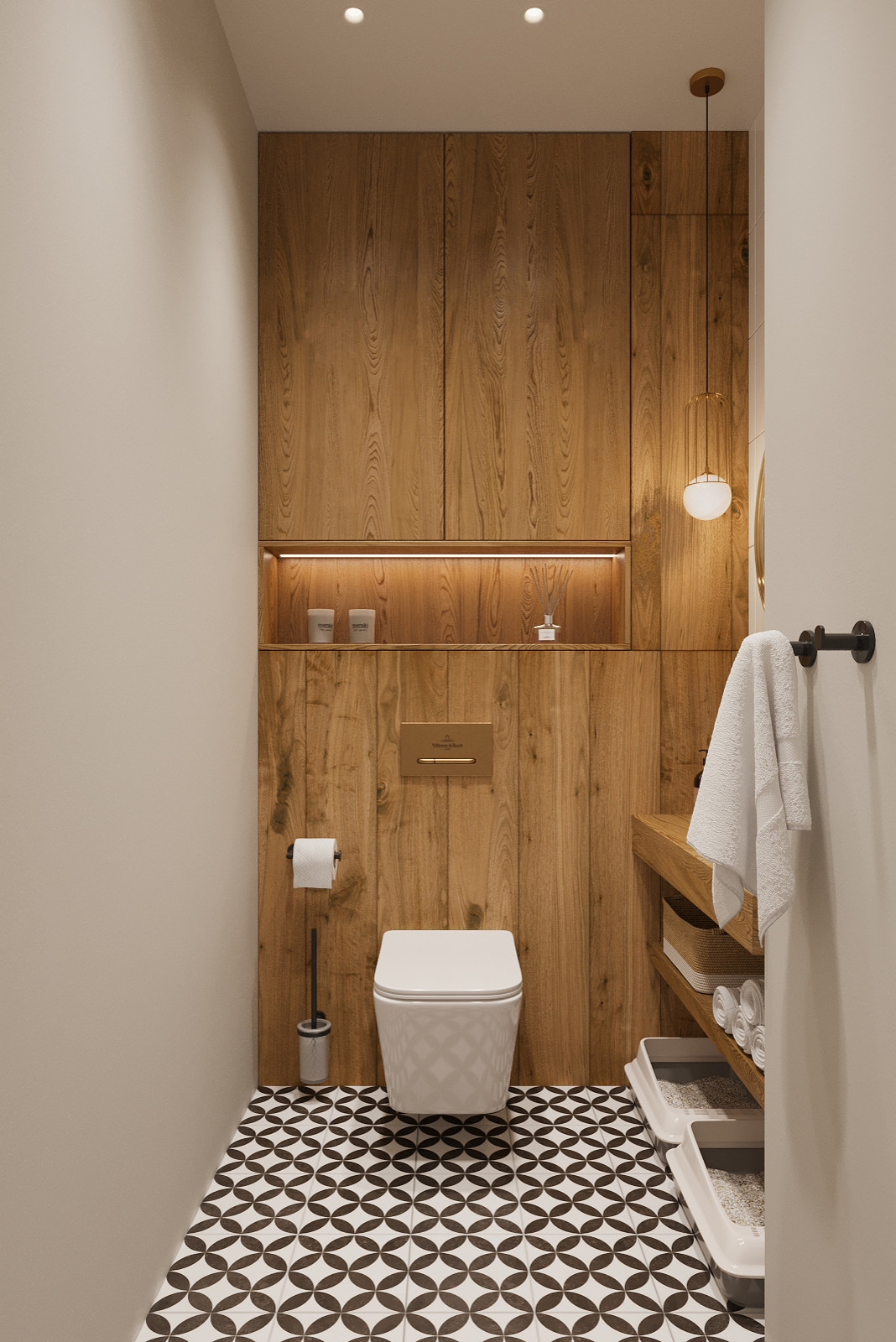 Дизайн проект квартиры ЖК Панин 72м