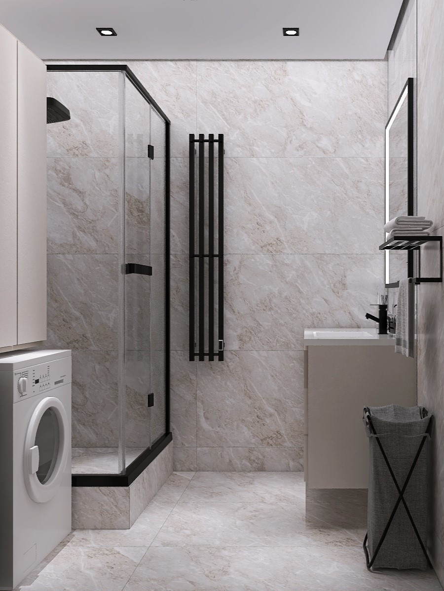 Стильная двушка для семьи из 4-х человек!