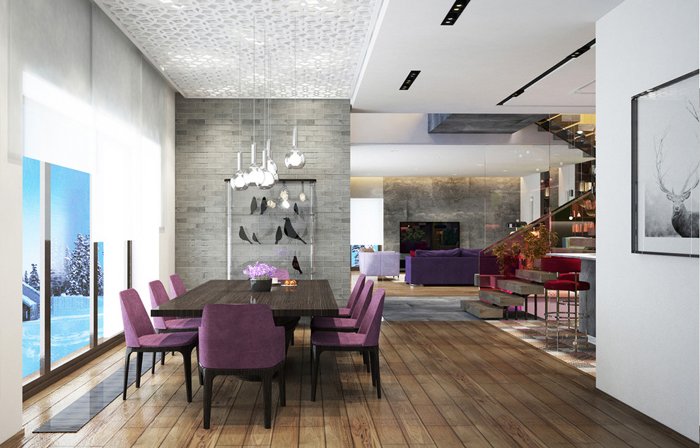 Интерьер загородного дома для большой семьи