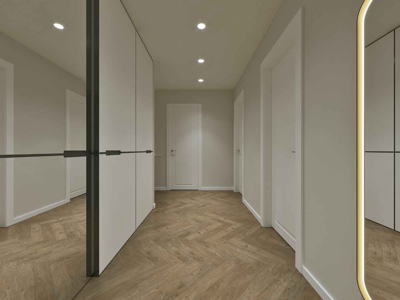 Прихожая ЖК "Резиденция"