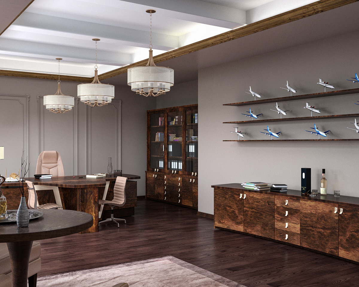 Офис руководителя авиакомпании