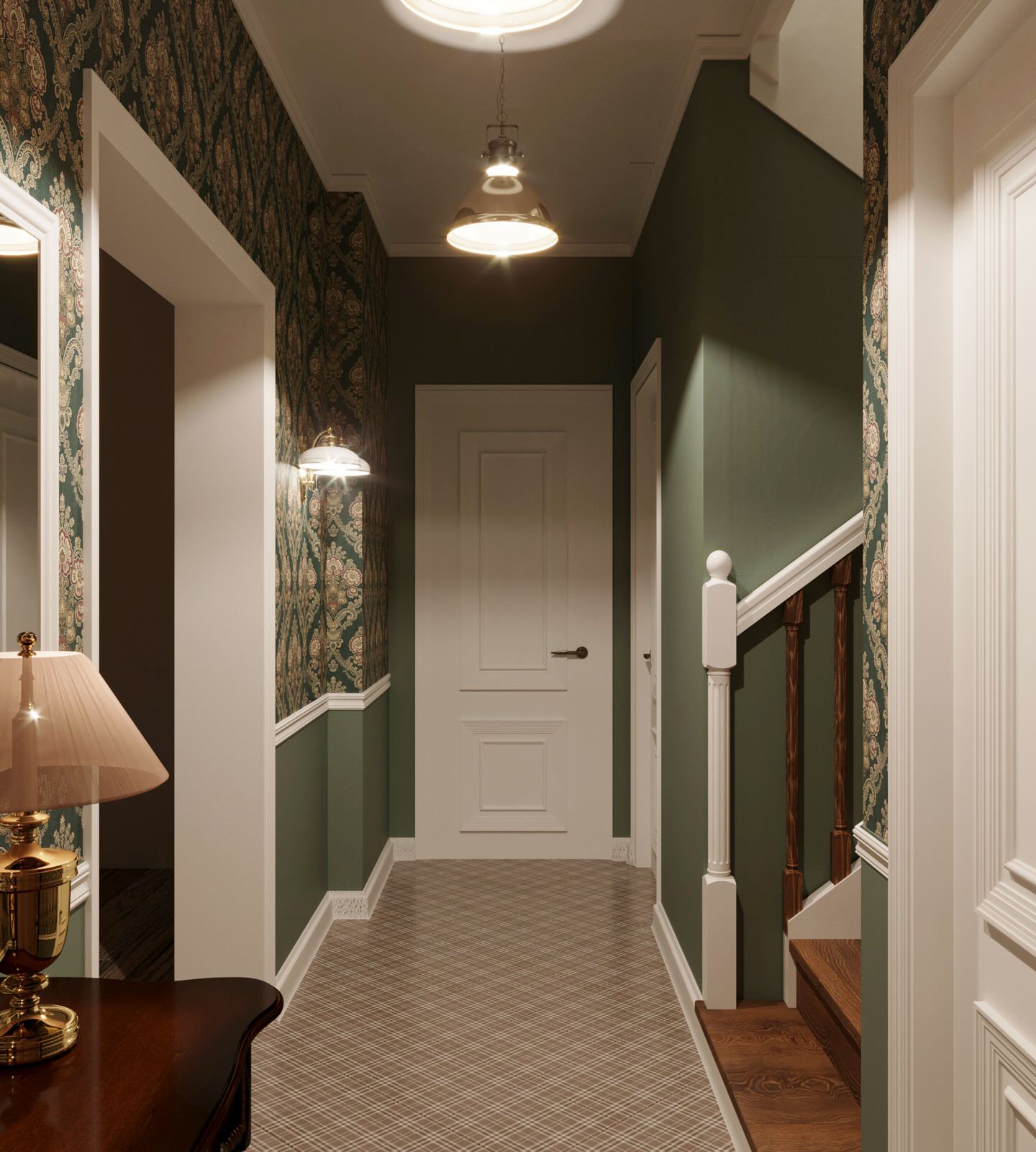 Дизайн проект загородного дома в английском стиле