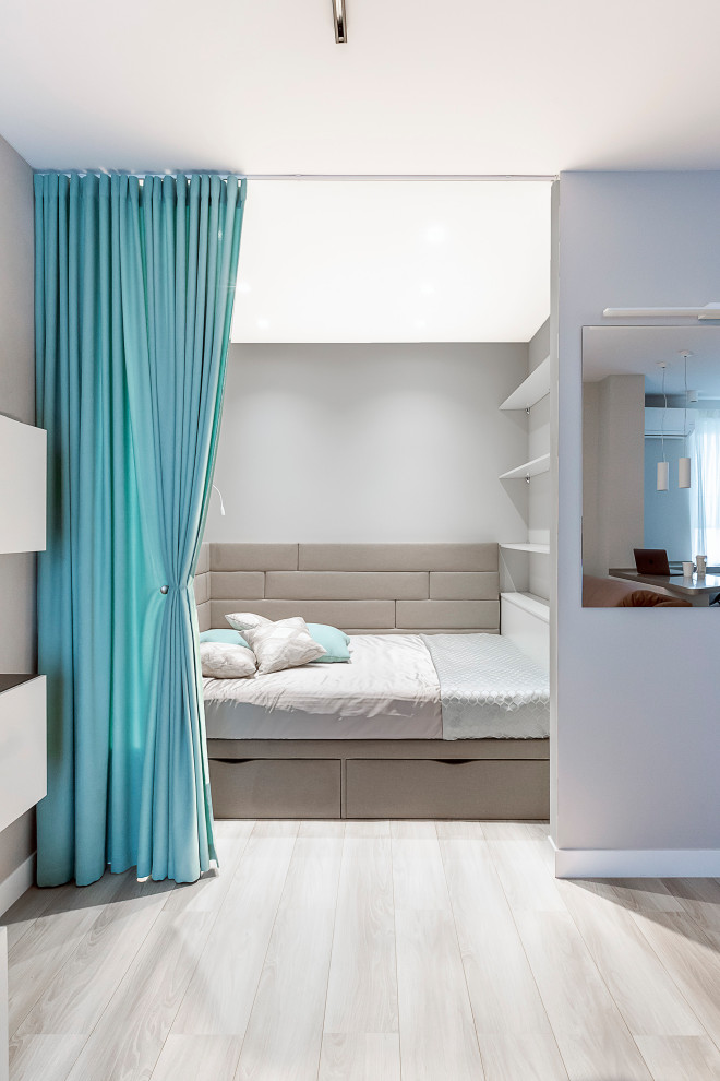 Современный минимализм студии для будущей студентки