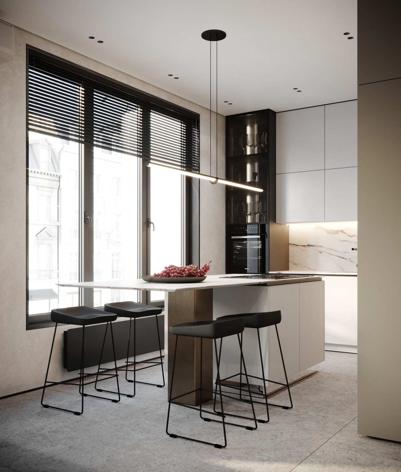 Дизайн интерьера трехкомнатной квартиры в ЖК Futurist