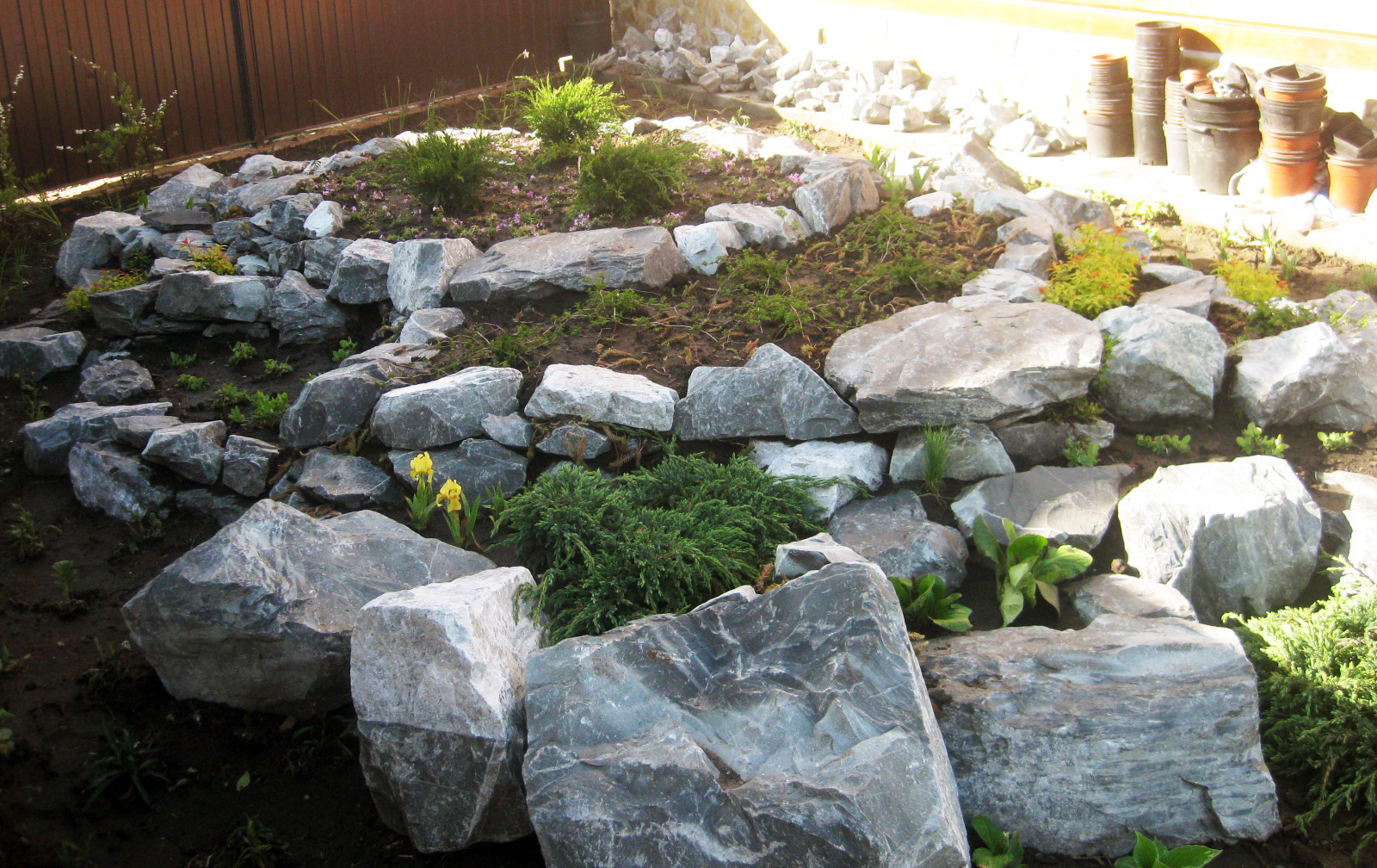 Каменистая горка и её реконструкция