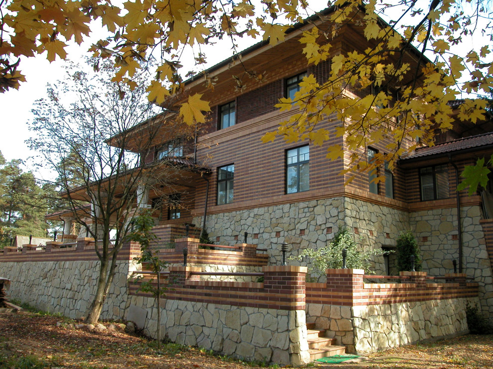 Обложка проекта: Дом в стиле Ф.Л. Райта. МО, Малаховка