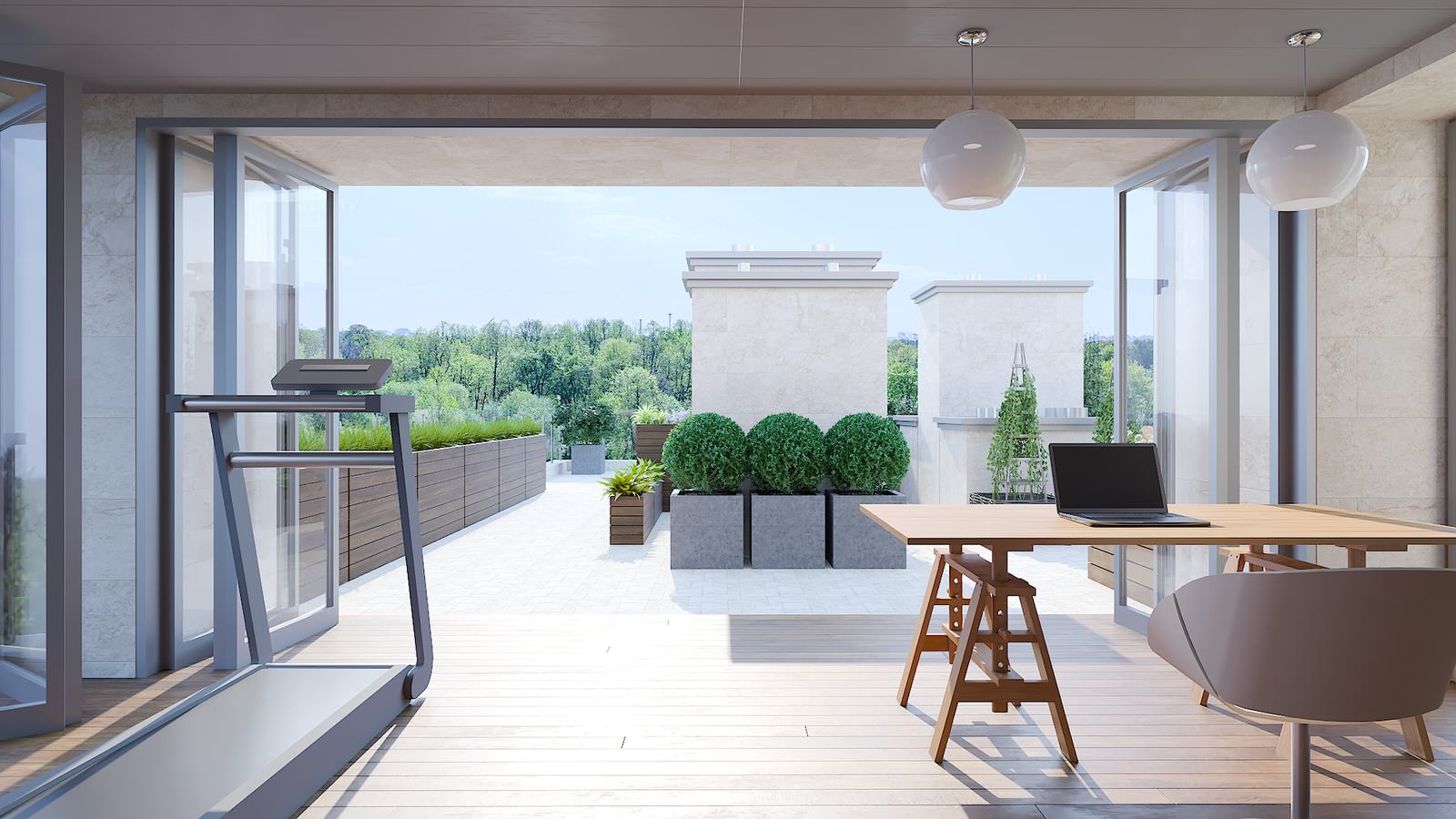 терраса в ЖК Стокгольм