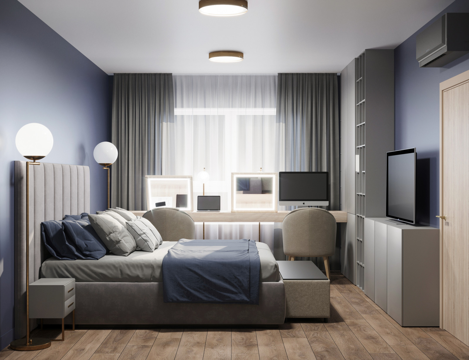 Квартира с цветом