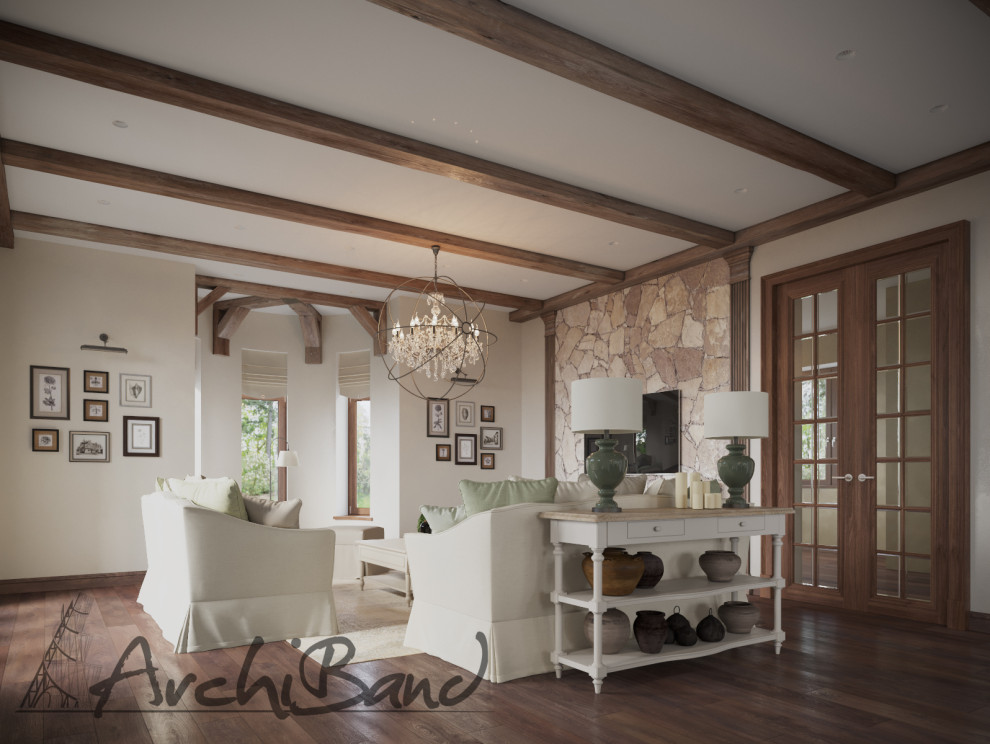 гостиная, дом в Красногорске