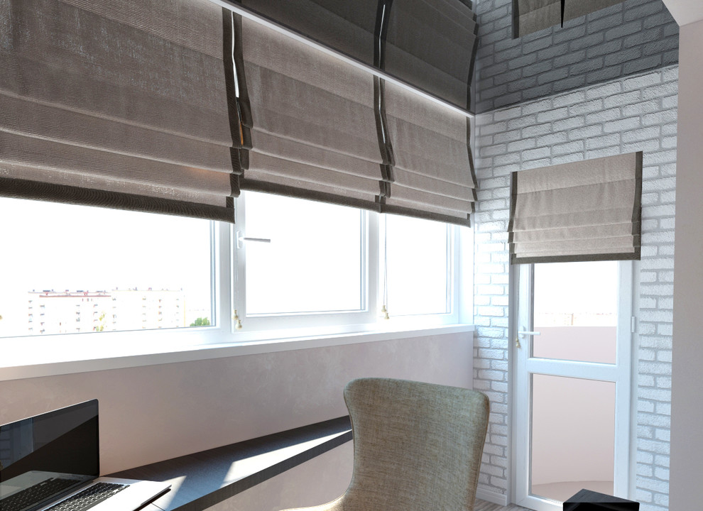 в сиреневых тонах