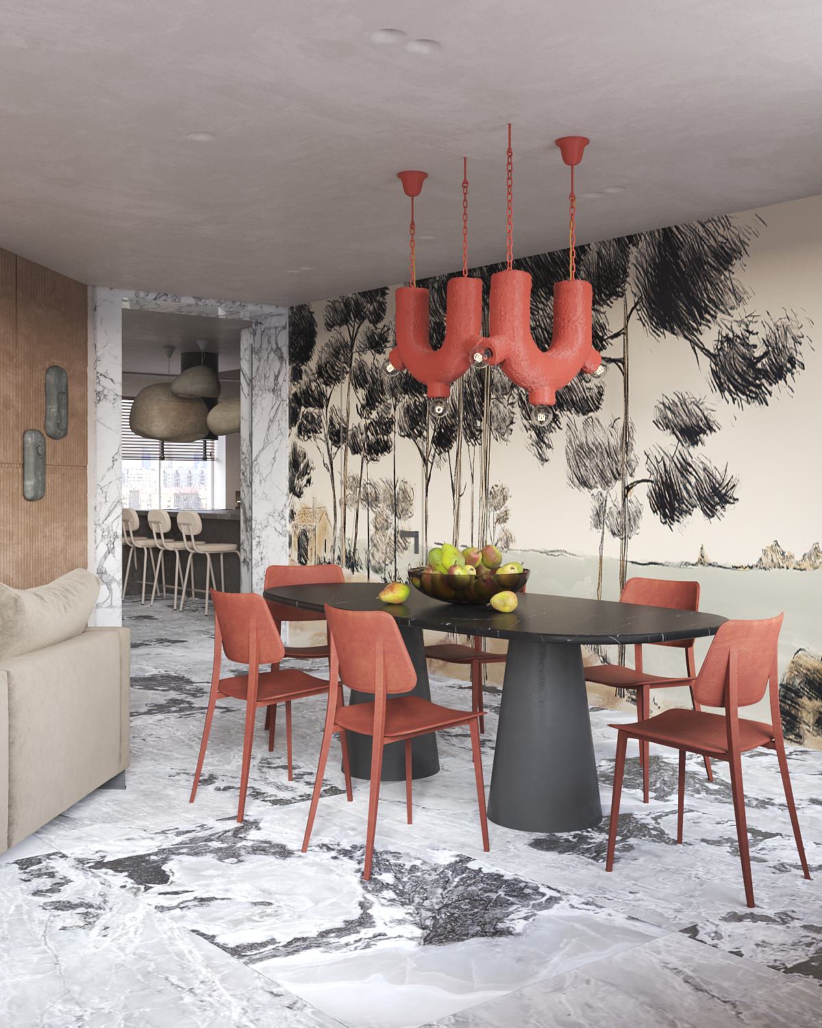 Проект двухуровневой квартиры 180 кв.м с двумя детскими