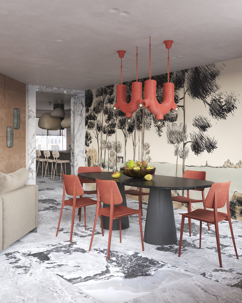 Проект двухуровневой квартиры 180 кв.м с двумя детскими