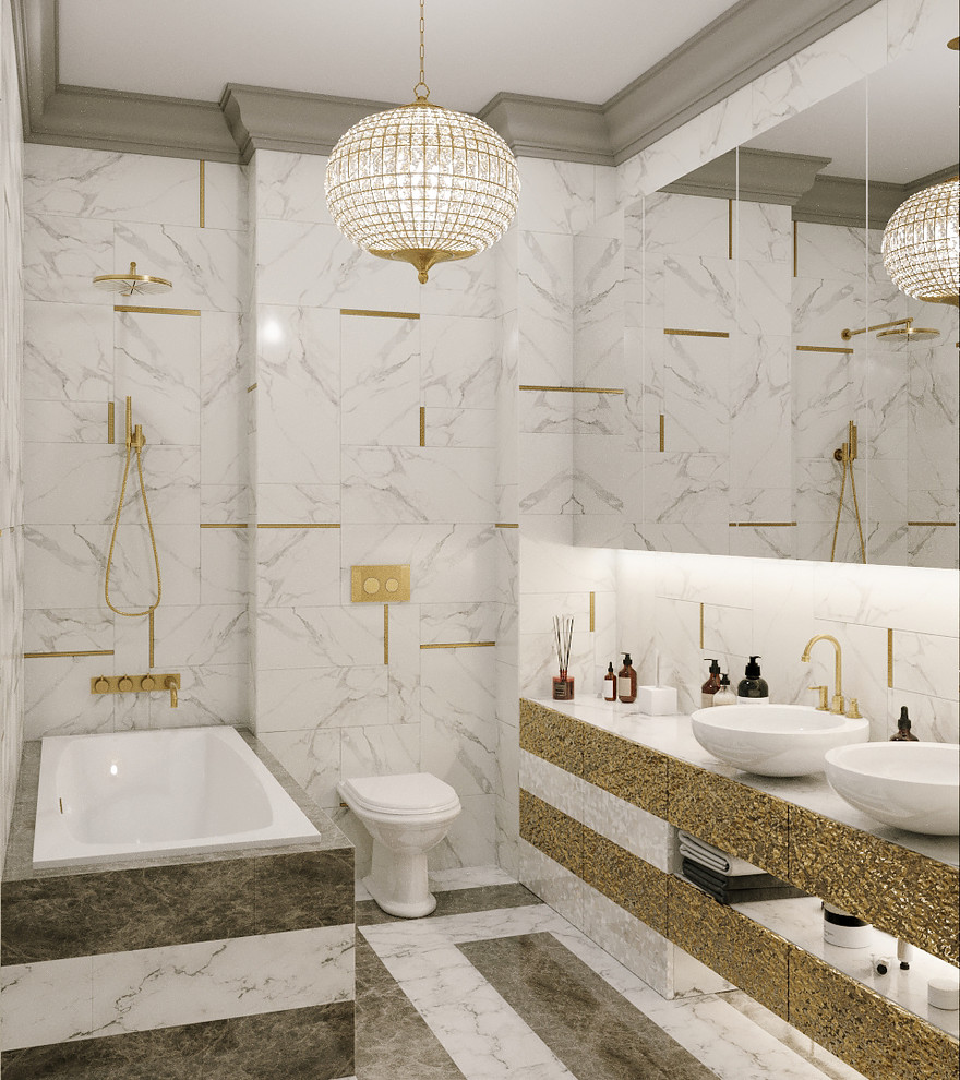 Обложка проекта: современная классика для семьи с двумя детьми