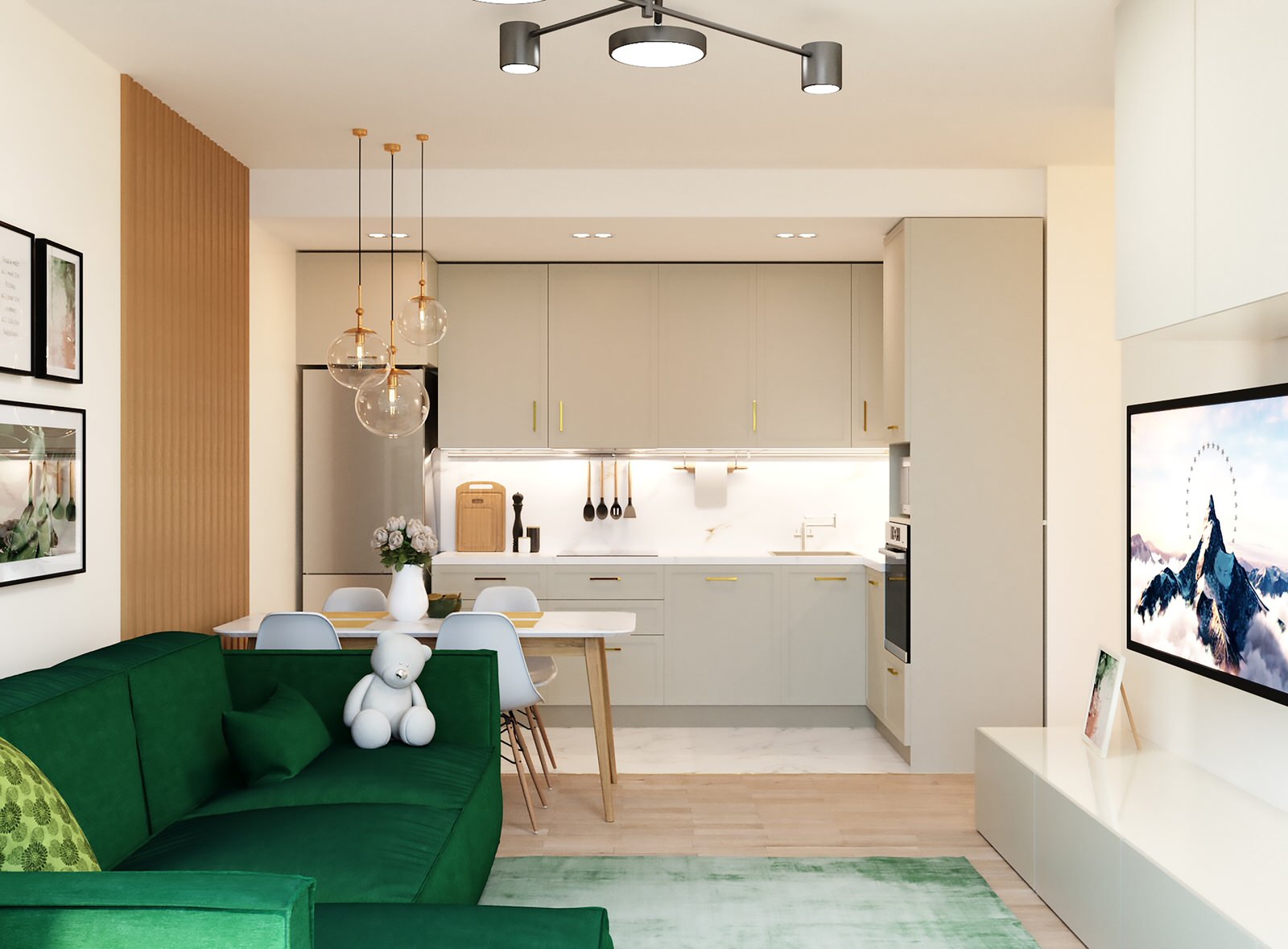 Квартира ЖК Изумрудный бор для семьи 3 человека