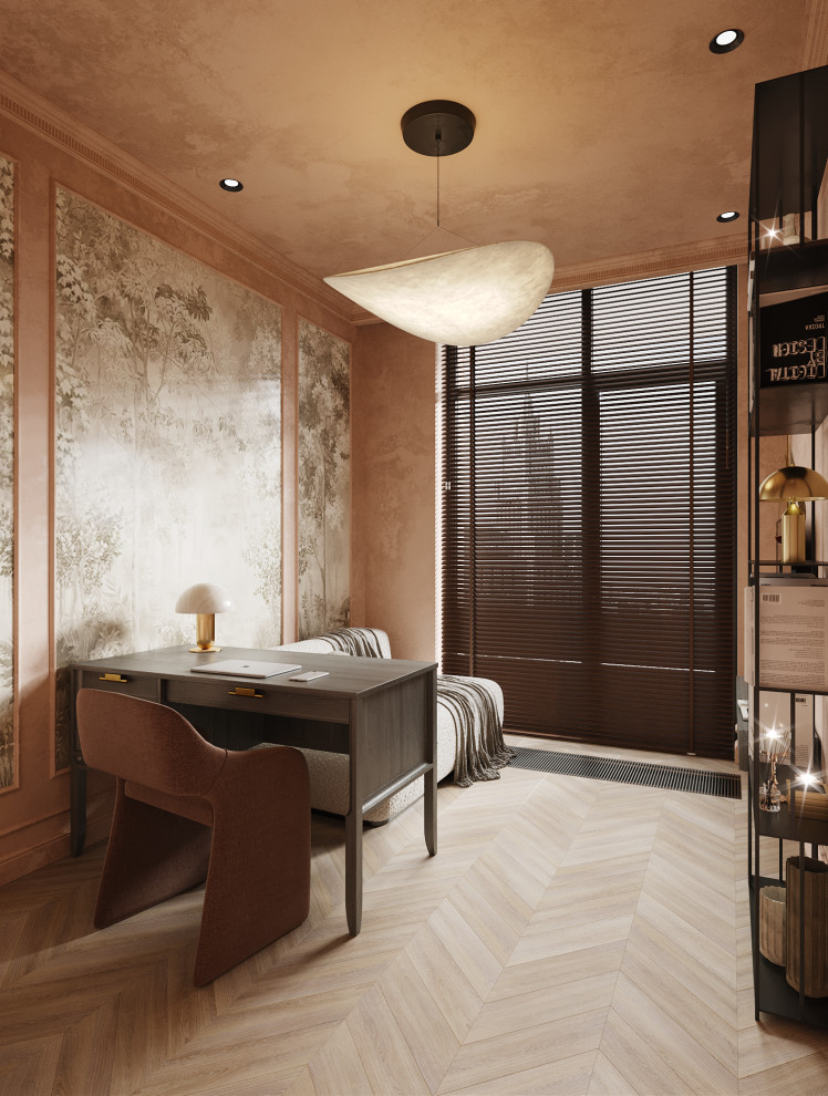 Светлая квартира с французским камином