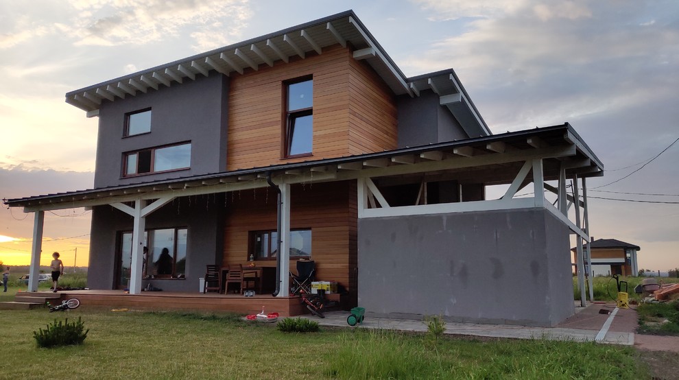 Дом 150м2 из газобетона для молодой семьи