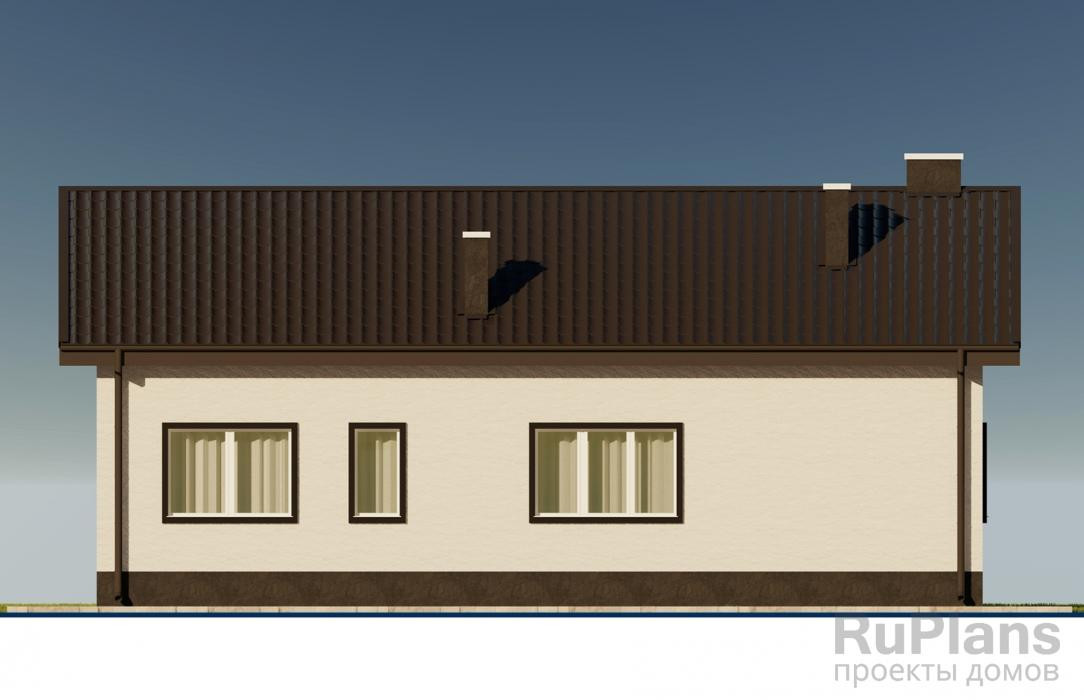 Rg5906 - Одноэтажный дом с тремя спальнями