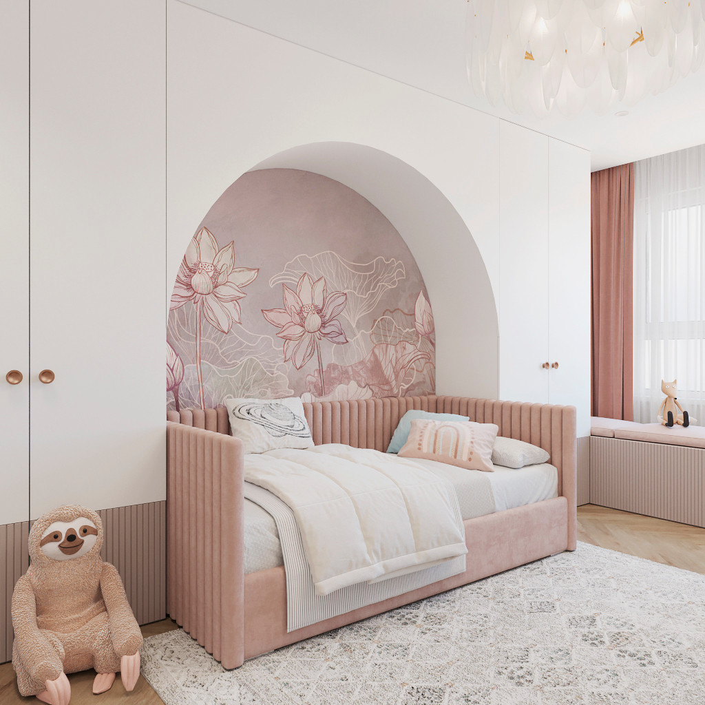 Проект спальни для девочки