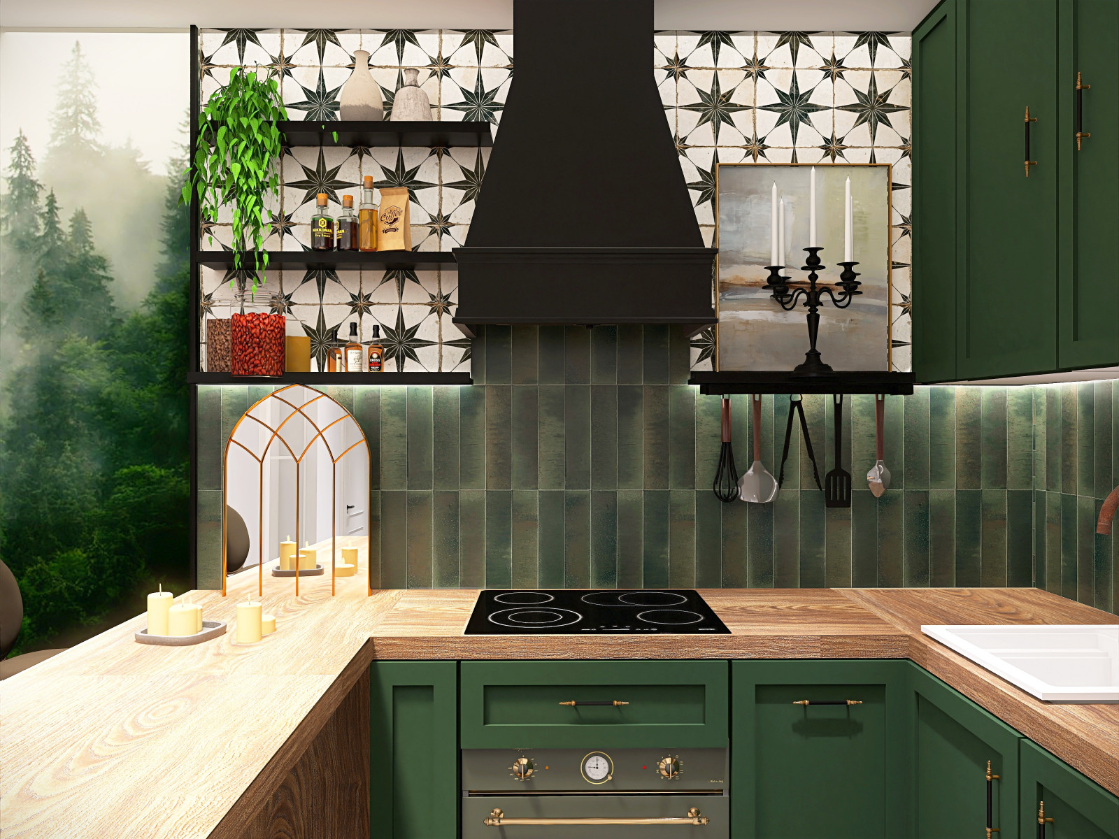 Кухня-гостинная