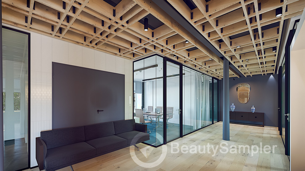 Интерьер офиса в БЦ Большевик. Совместно с Оффкон.