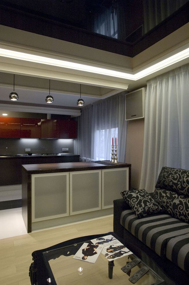 черно-белый интерьер