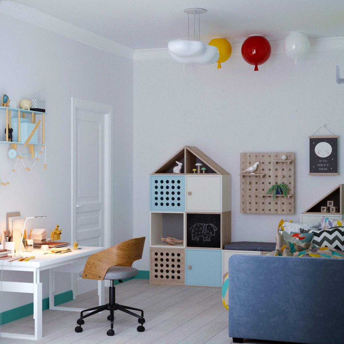 Комната блогеров с необычными стенами от Alltowall