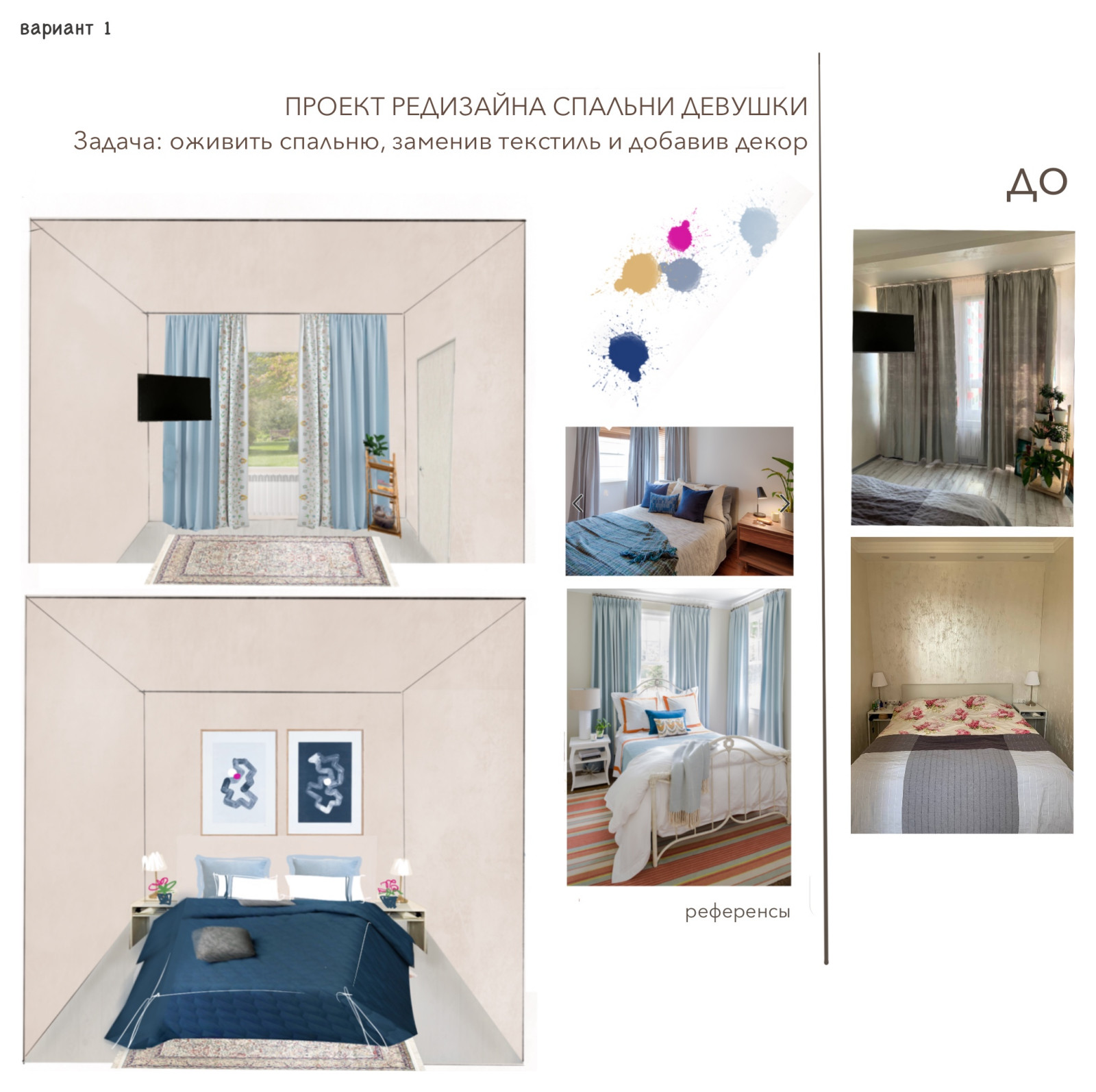 Редизайн спальни девушки