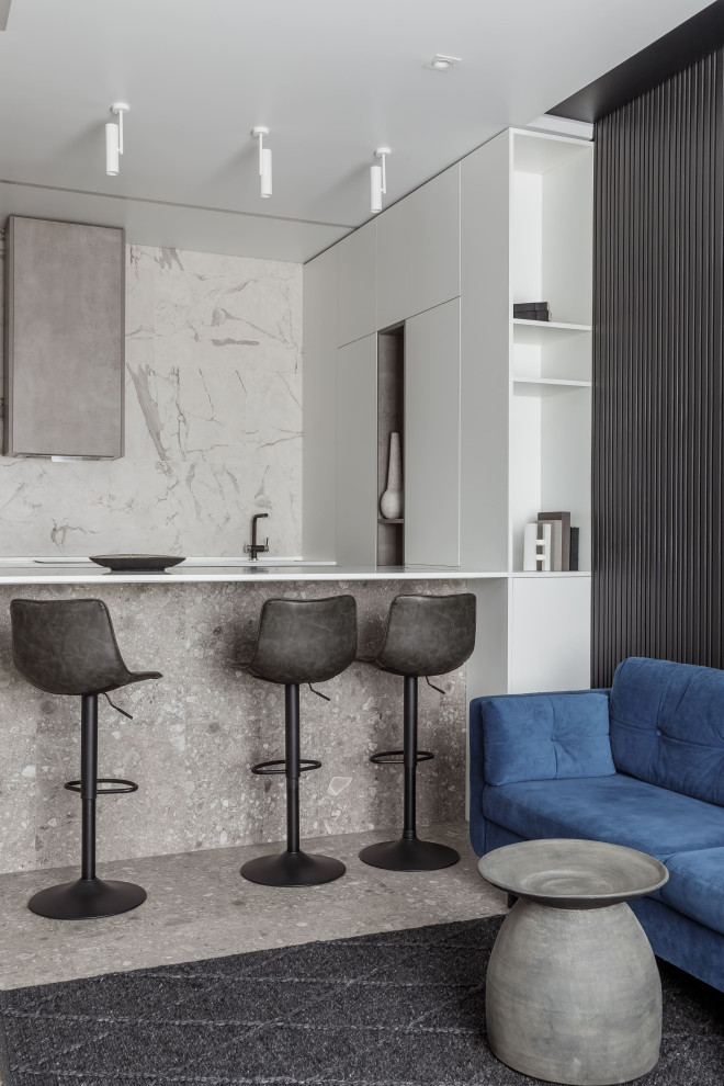 Монолит. Двухуровневая квартира в Москве