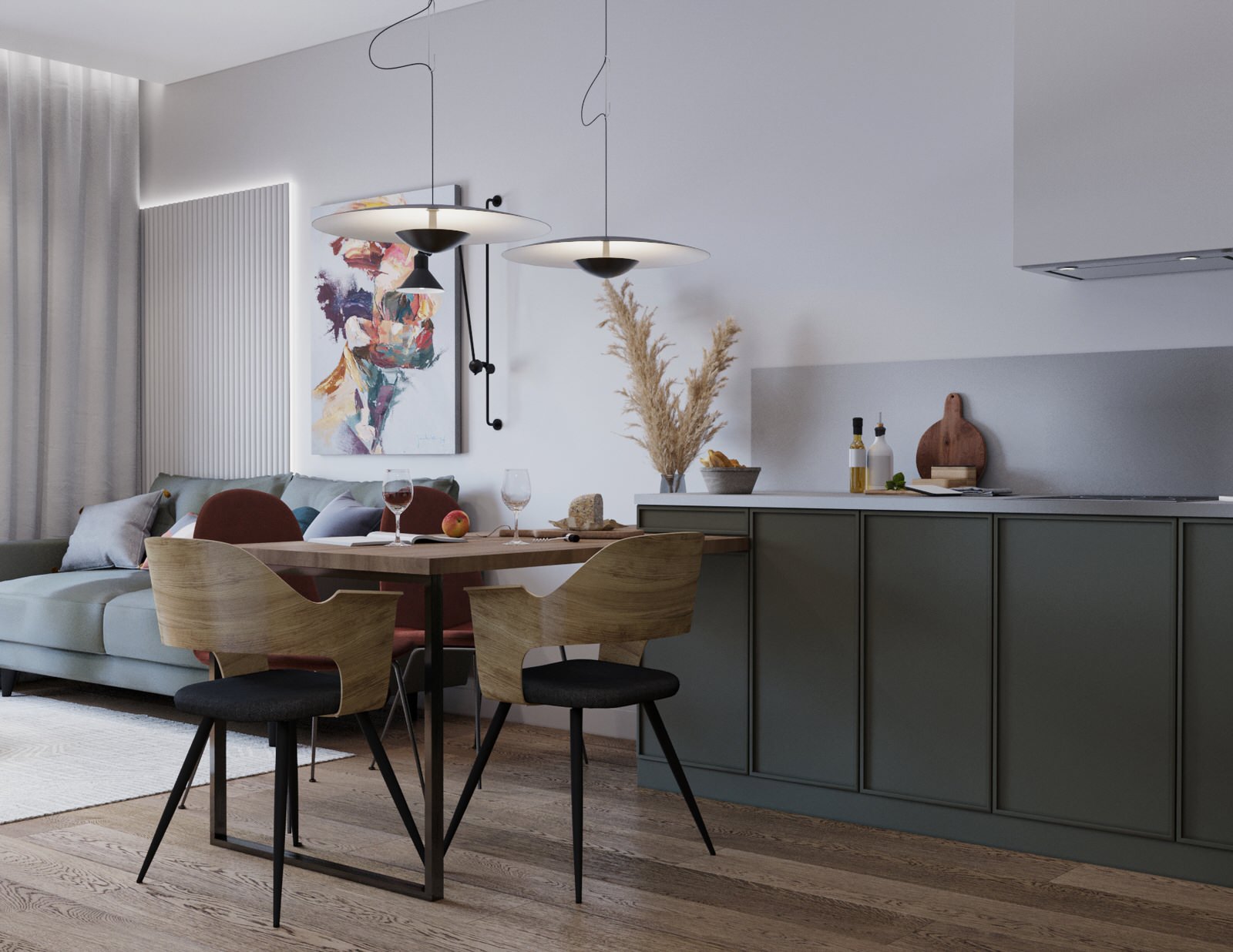 Трёхкомнатная квартира для семьи с двумя детьми в ЖК Академика Павлова